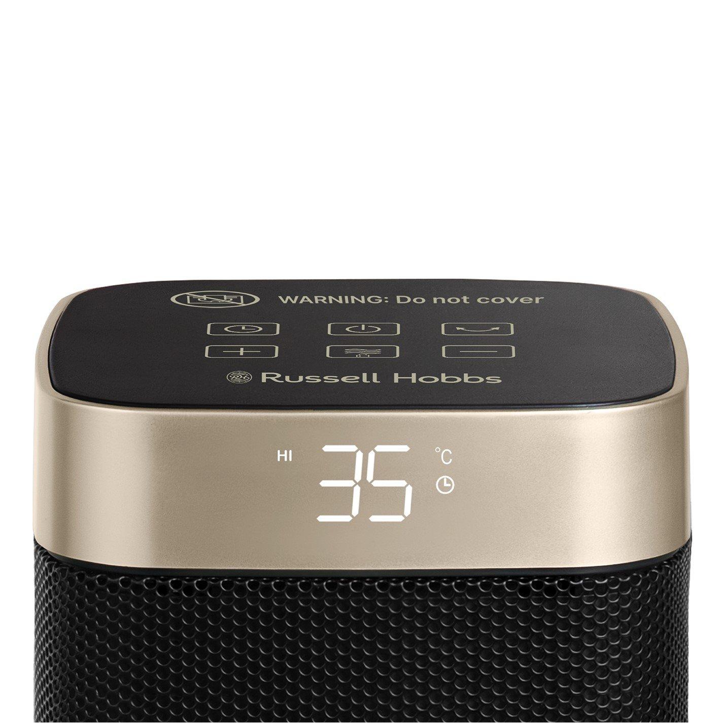 Gold / Black - Russell Hobbs - Russell Hobbs RHCTH2002G Oscillating Heater - 10