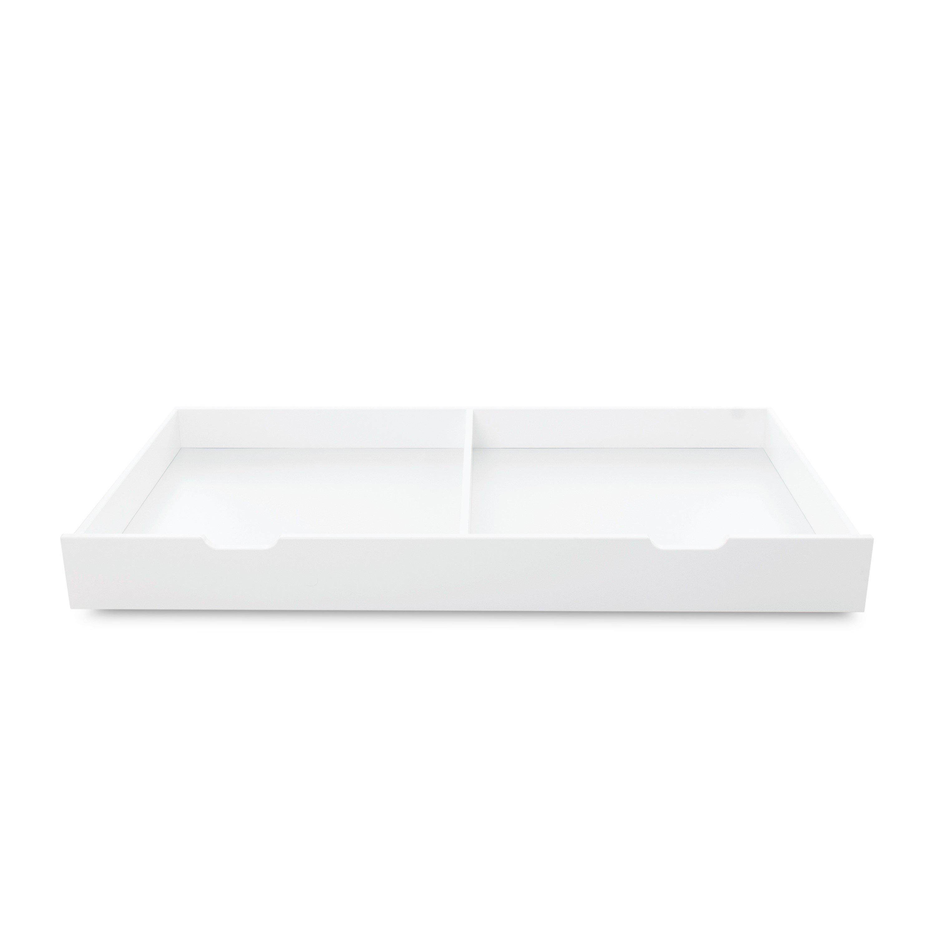 White - Ickle Bubba - Coleby Cot Bed Under Drawer - 1