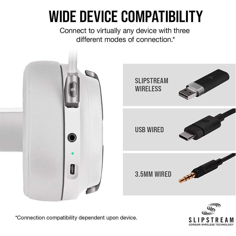 PC - Corsair - Corsair Virtuoso RGB Wireless Headset - White - 7