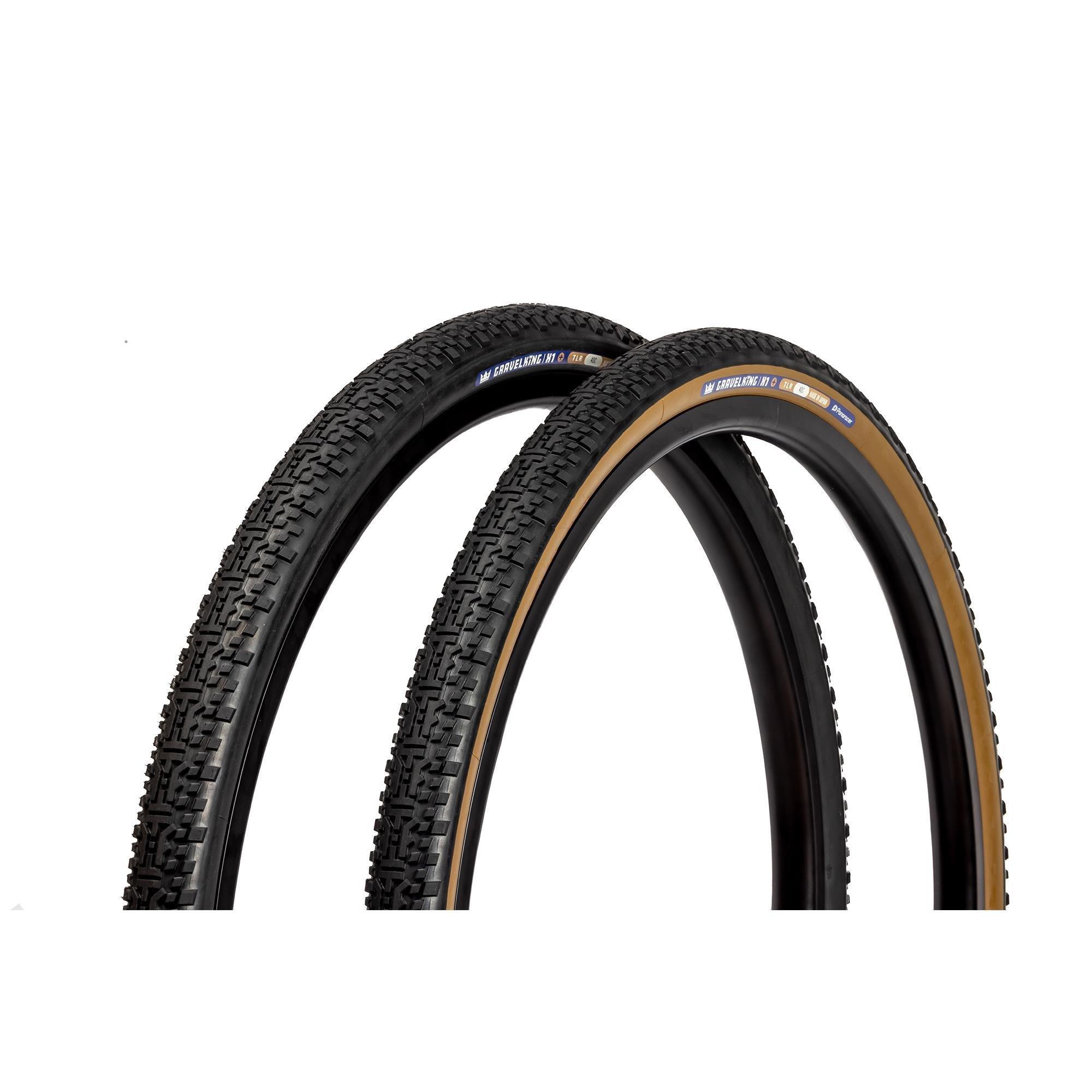 Black/Brown - Panaracer - TLR GravelKing X1 Plus TLR Gravel Tyre - 6