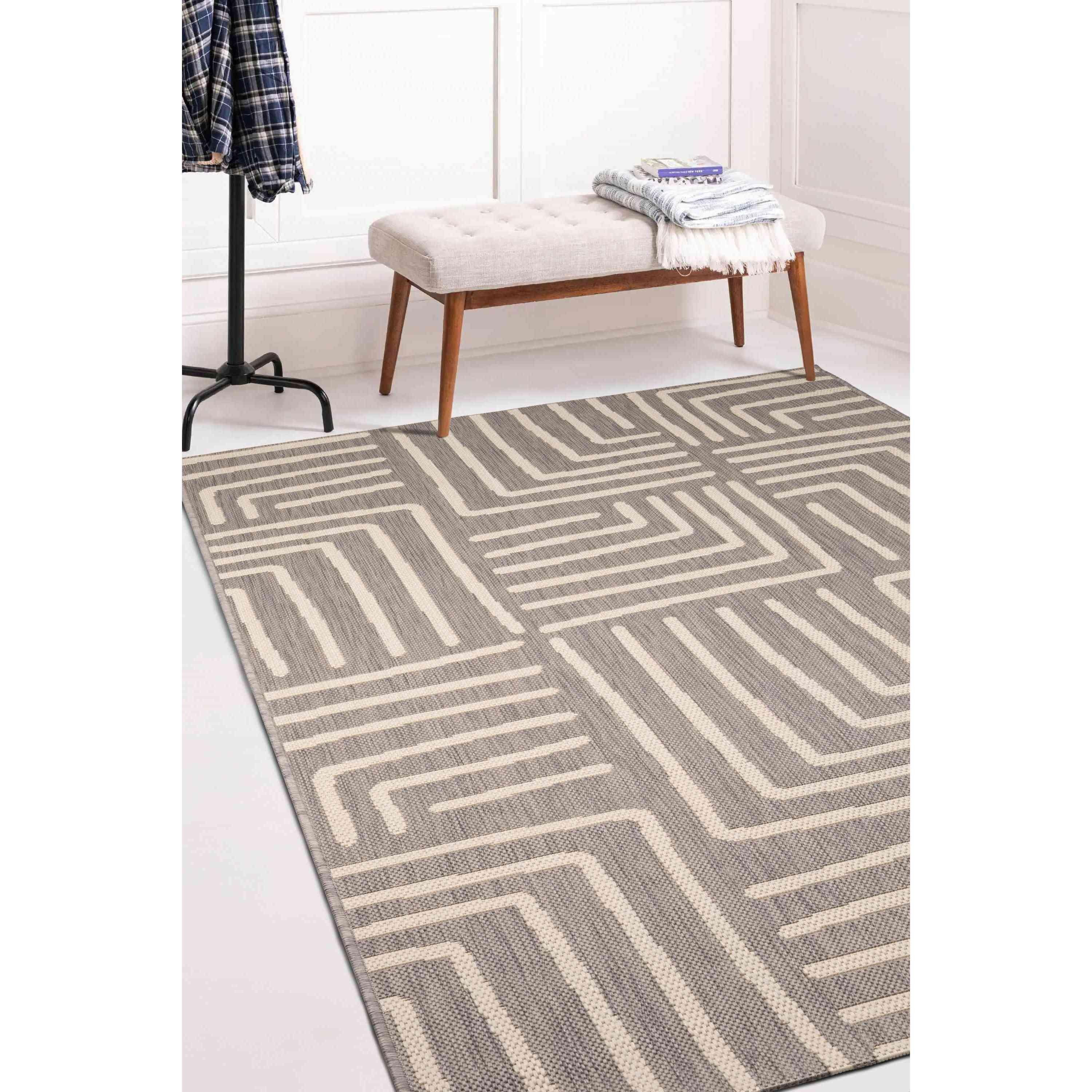 Homemaker  Eden Patches Rug Grey - 120x170cm
