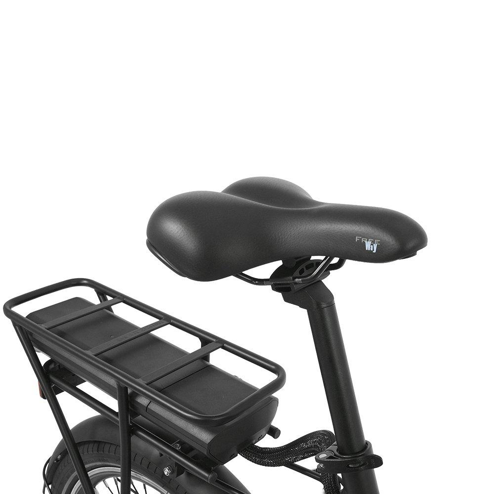 Matte Black - Falcon Cycles - Falcon Breeze Low Step Electric Folding Bike - 8