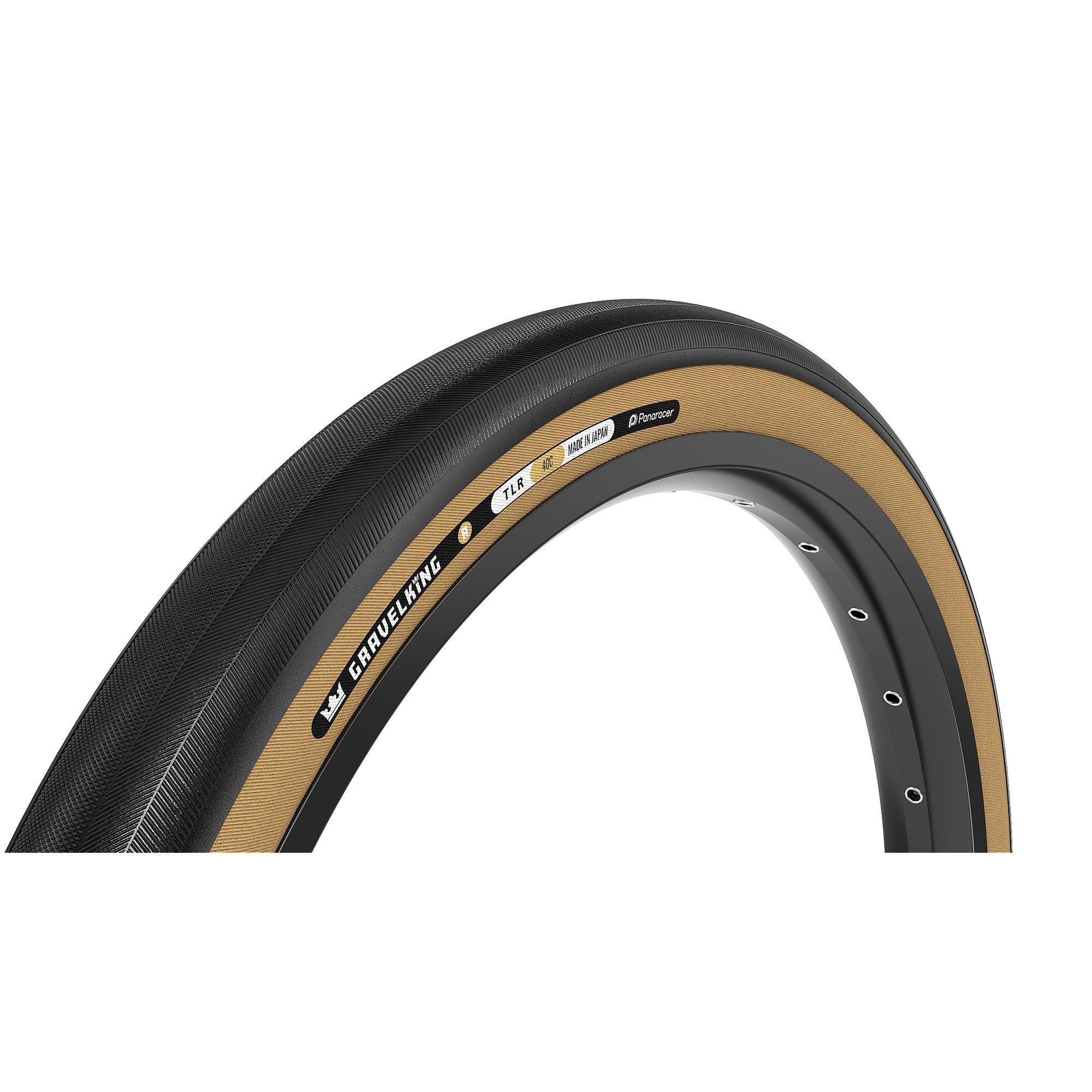Black/Amber - Panaracer - TLR GravelKing Slick R-Line TLR Gravel Tyre - 1