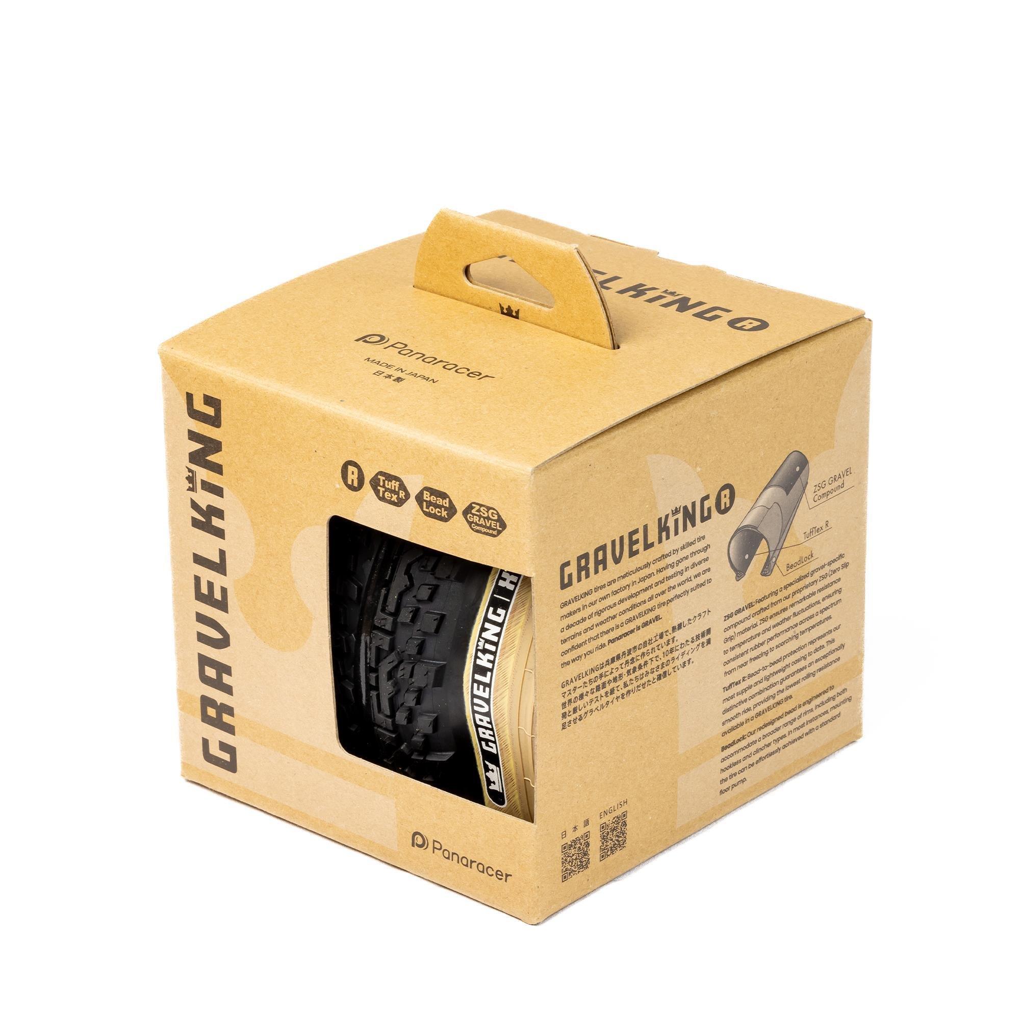 Black/Amber - Panaracer - TLR GravelKing Slick R-Line TLR Gravel Tyre - 4