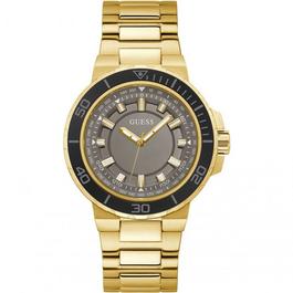 Guess Gents Guess Track Gold Black Watch GW0426G2