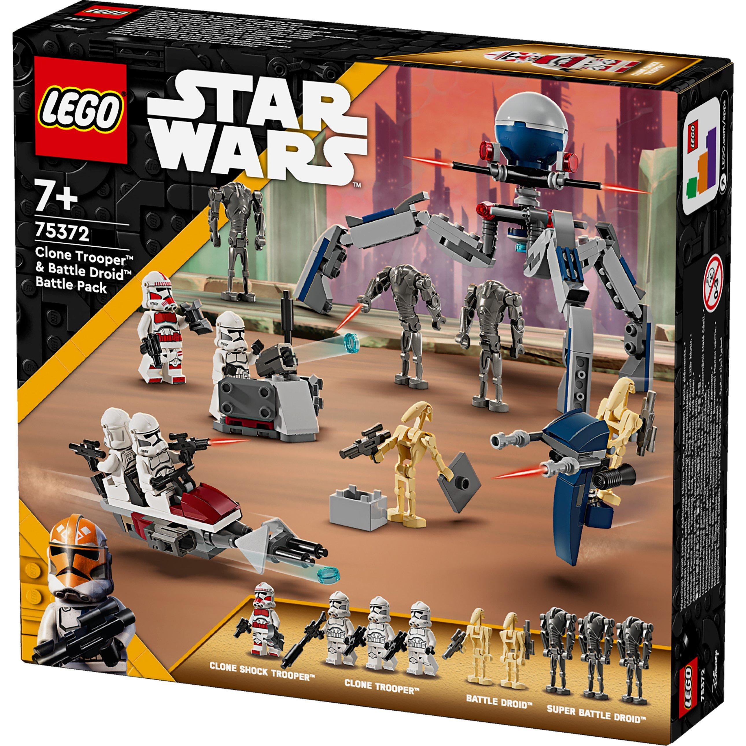 Multi Format An - LEGO - LEGO Star Wars 75372 Clone Trooper and Battle Droid Pack - 3