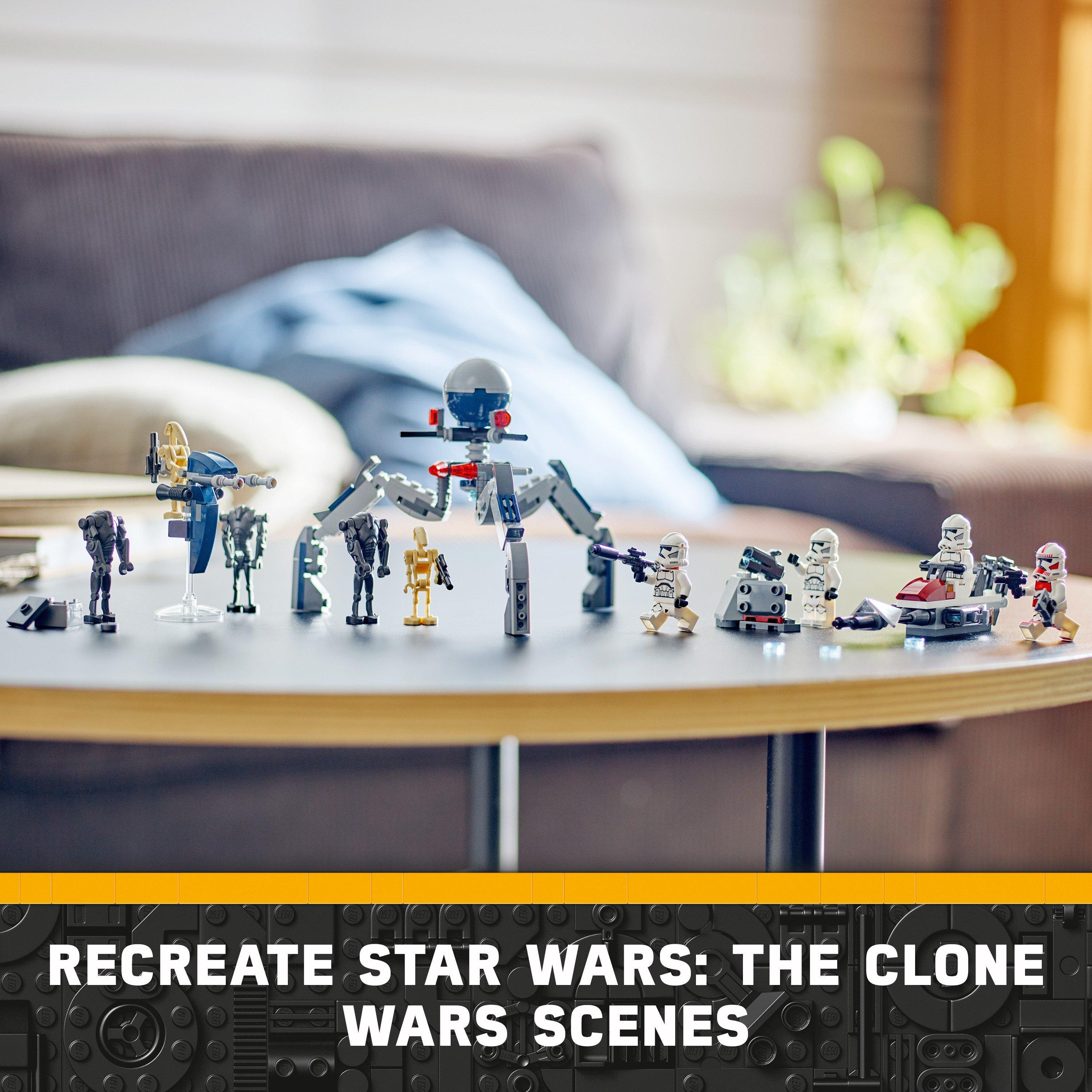 Multi Format An - LEGO - Star Wars 75372 Clone Trooper and Battle Droid Pack - 7