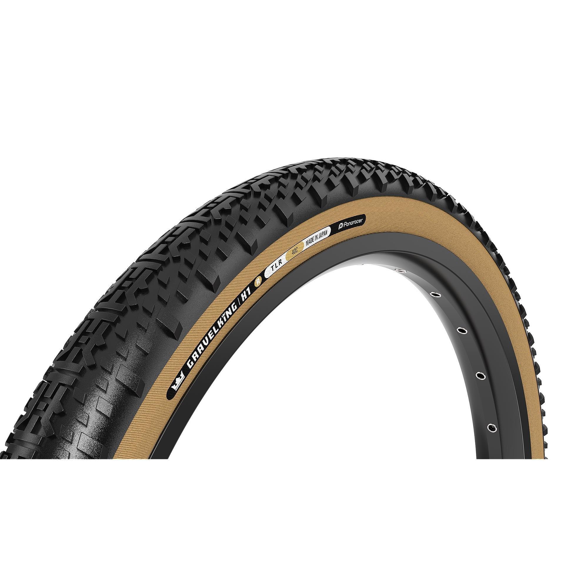 Black/Amber - Panaracer - TLR GravelKing X1 R-Line TLR Gravel Tyre - 1