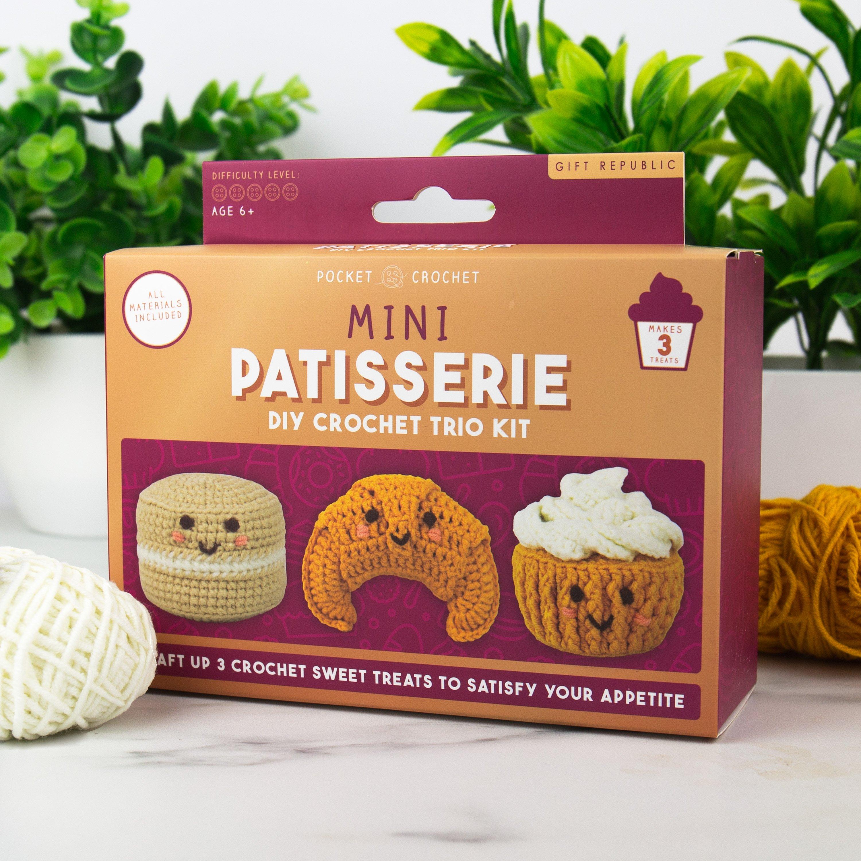 Multi - Gift Republic - Mini Patisserie DIY Crochet Trio Kit - 1