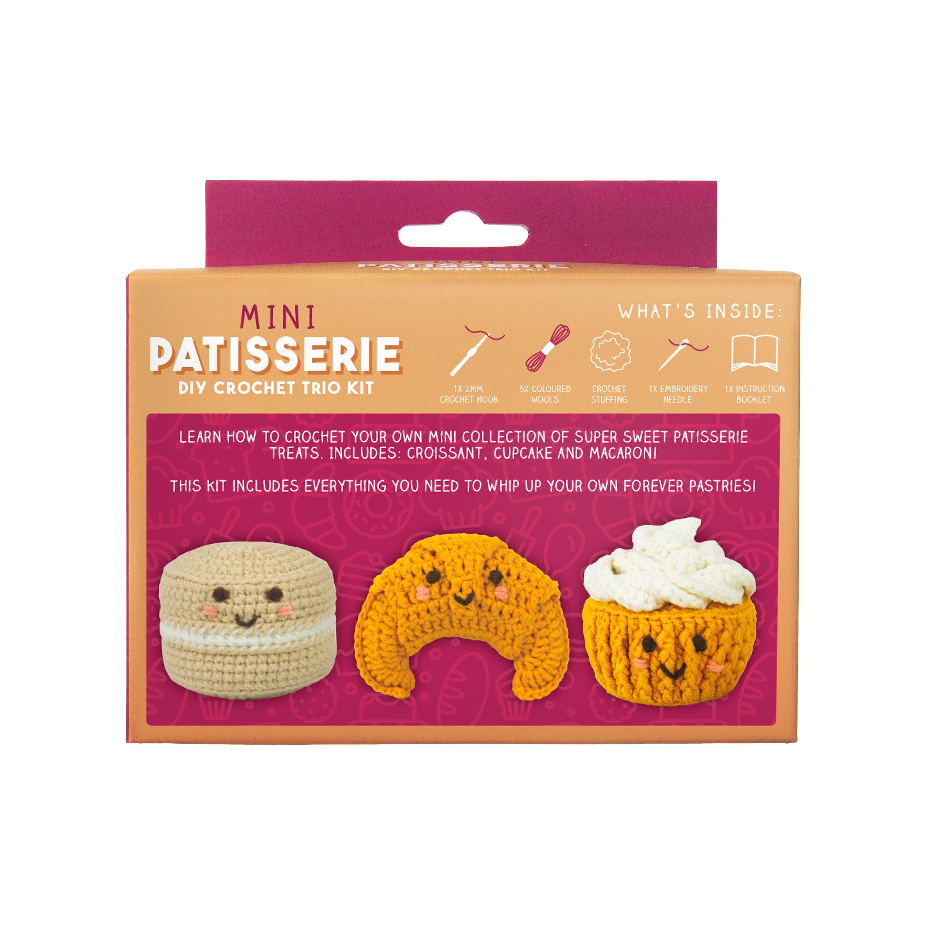 Multi - Gift Republic - Mini Patisserie DIY Crochet Trio Kit - 2