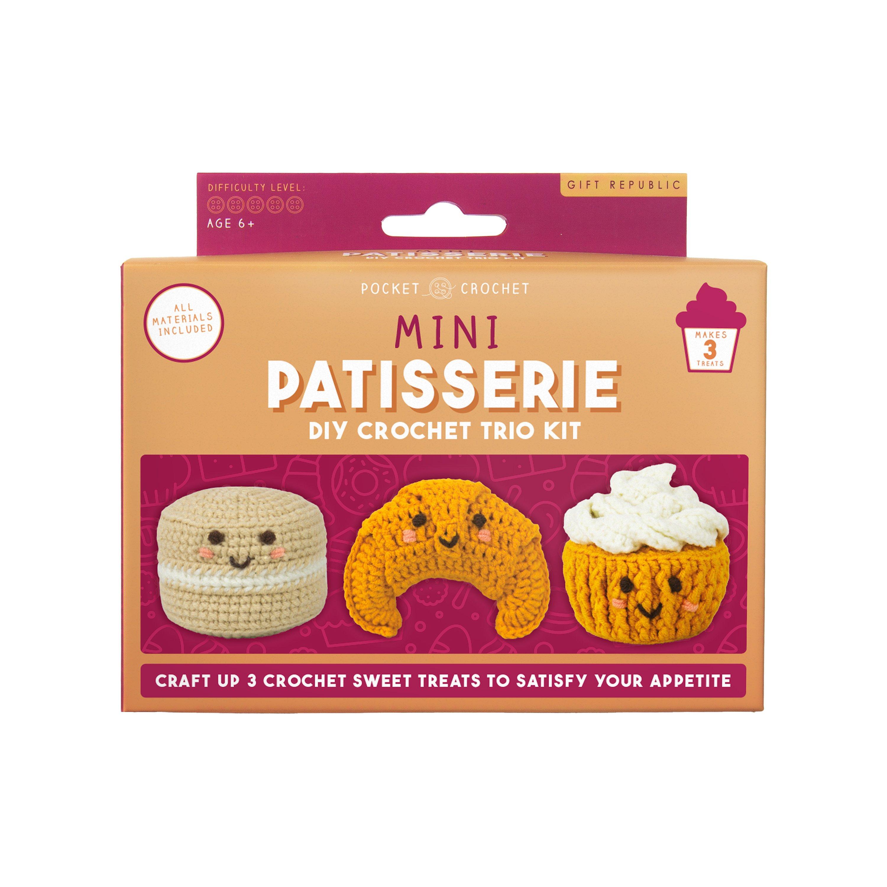 Multi - Gift Republic - Mini Patisserie DIY Crochet Trio Kit - 4