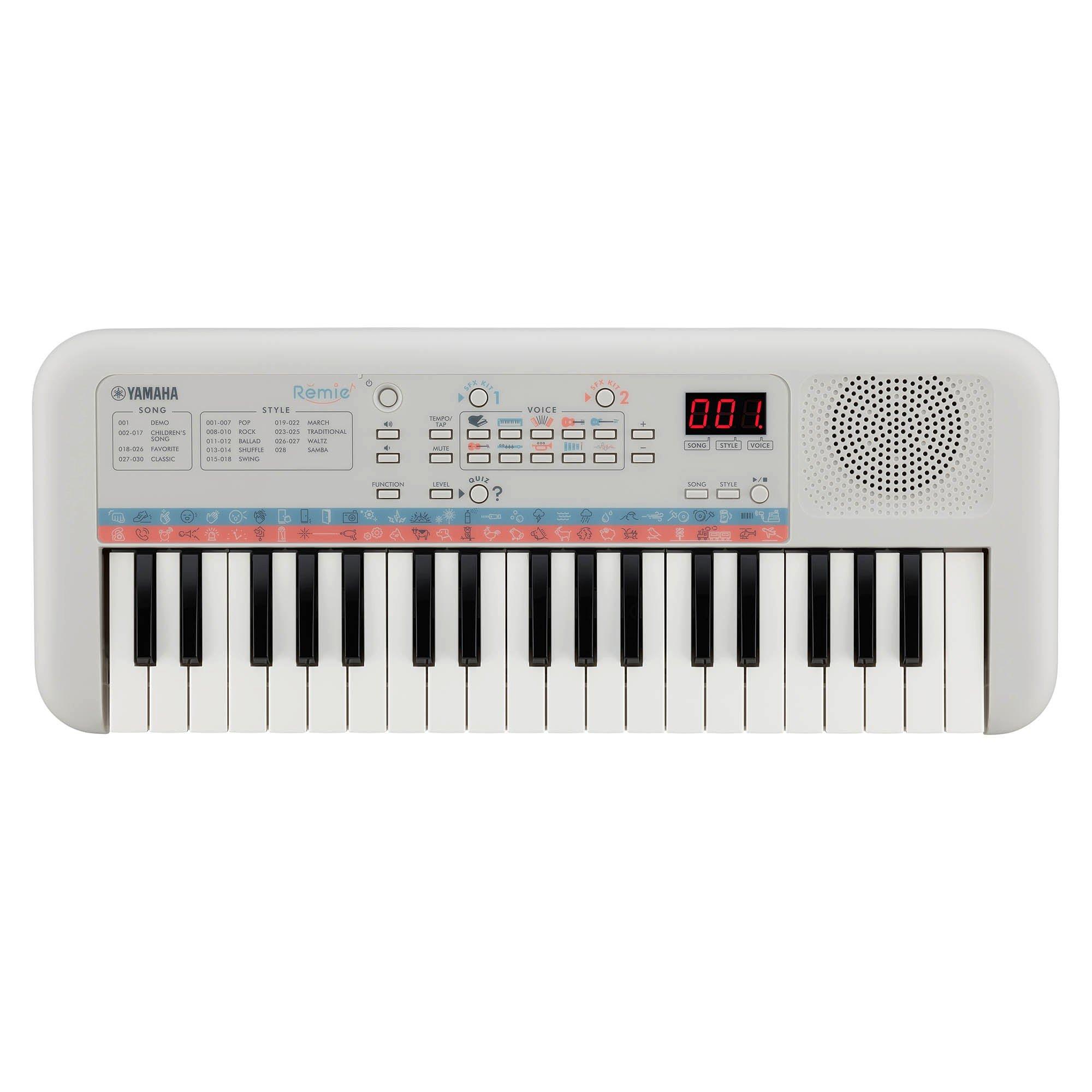 White - Yamaha - PSS-E30 Mini Key Portable Keyboard - 1
