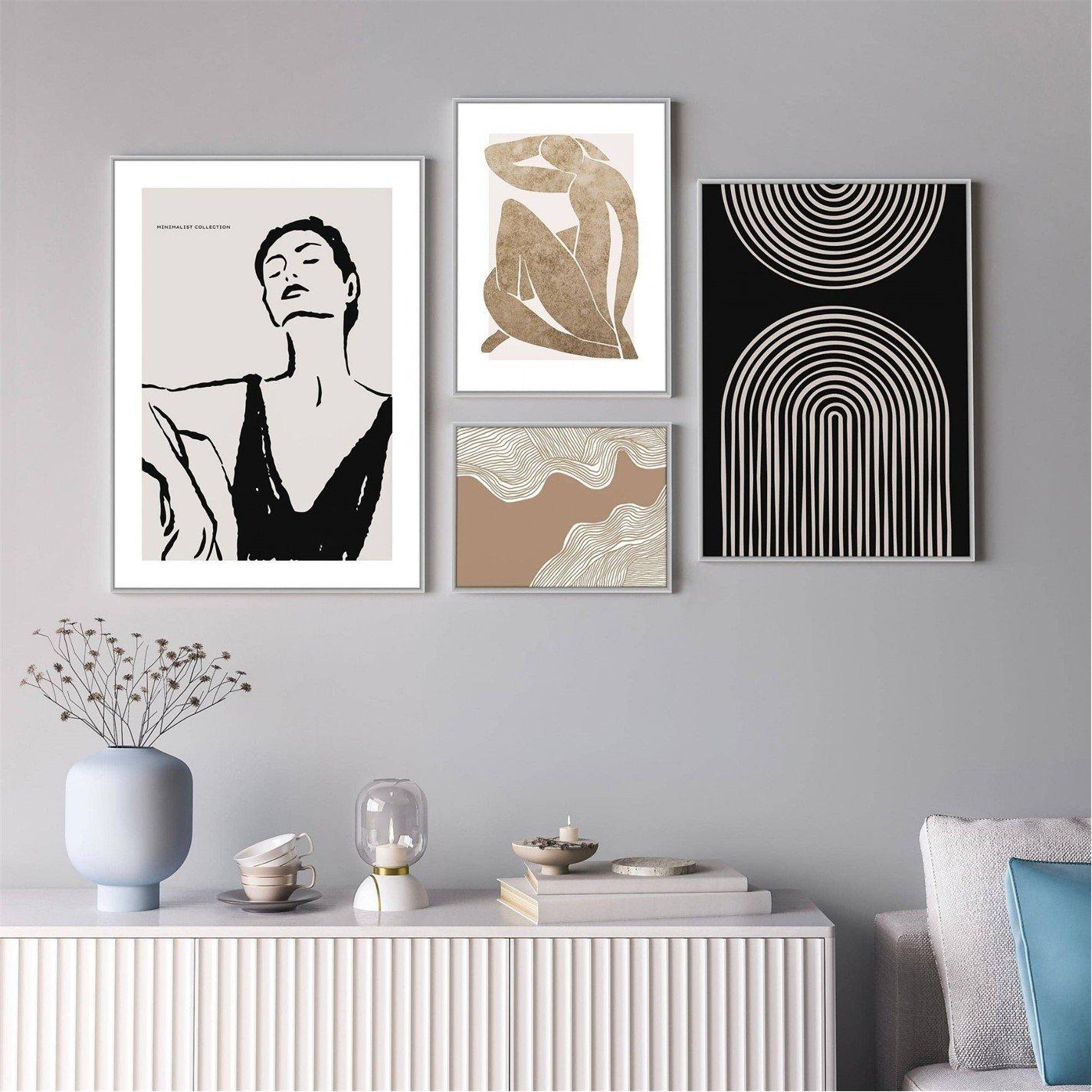 nielsen Super 8 Aluminium Picture Frame with Art Print