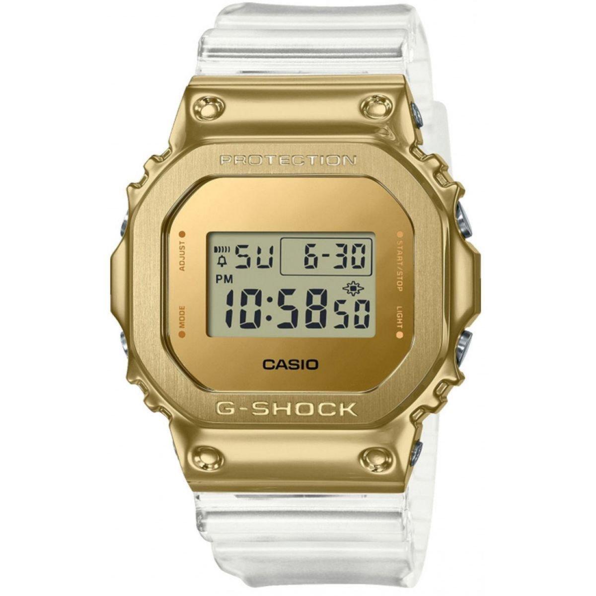 Gold And White - Casio - G-Shock Skeleton Series  Watch GM-5600SG-9ER - 1