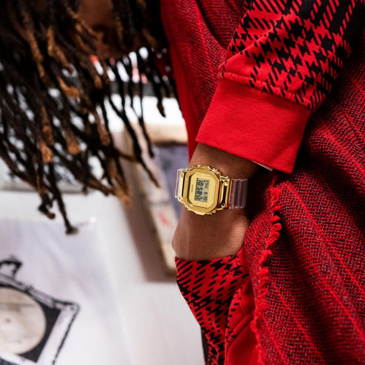 Gold And White - Casio - G-Shock Skeleton Series  Watch GM-5600SG-9ER - 5