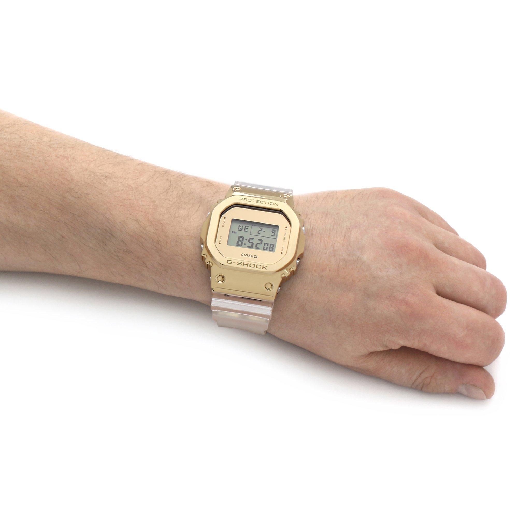 Gold And White - Casio - G-Shock Skeleton Series  Watch GM-5600SG-9ER - 10