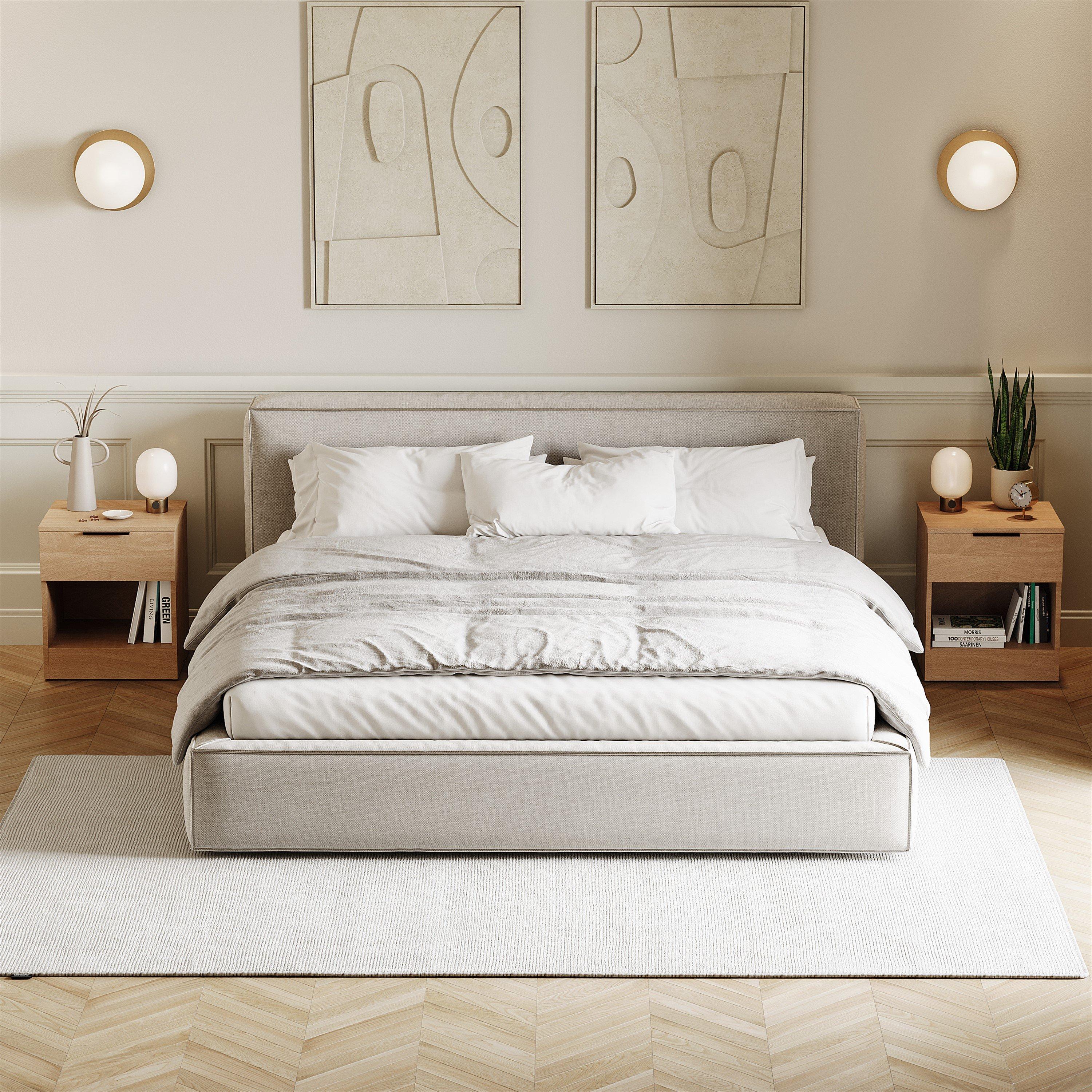 Pine - Lassic - Trega 1 Drawer Bedside Chest - 8