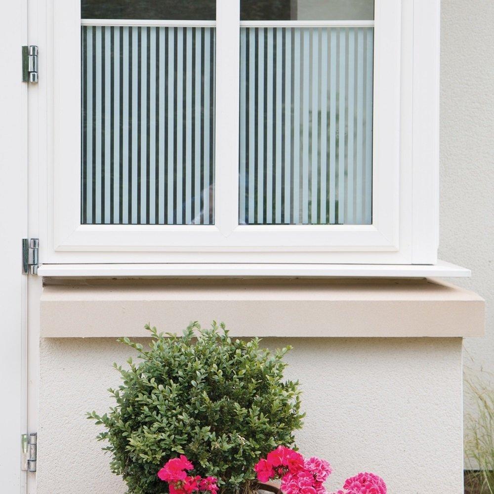 White/Clear - D C Fix - dc fix Linia Static Cling Window Film - 5