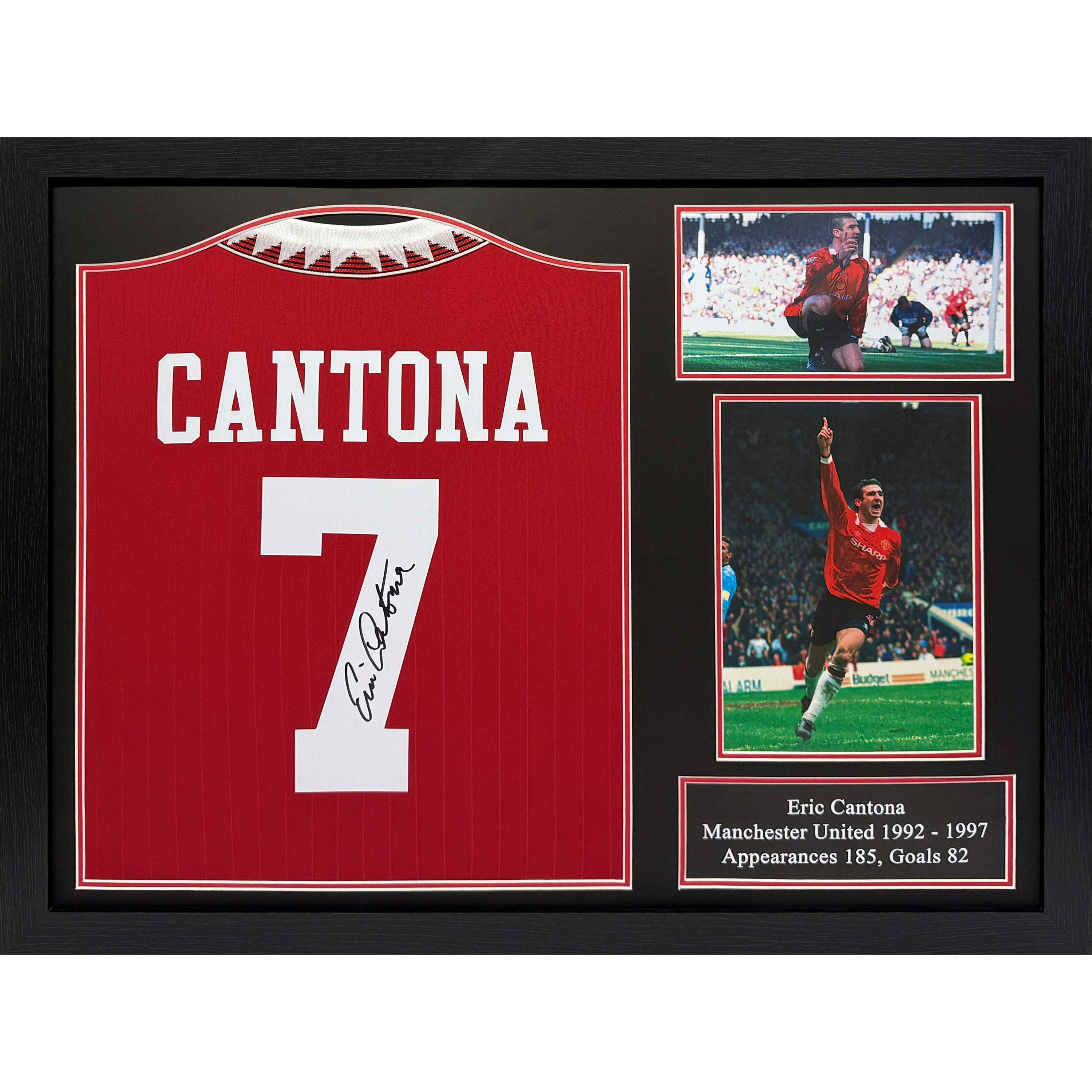 Red - AllStarSignings Ltd - Eric Cantona signed framed Manchester United shirt - 1