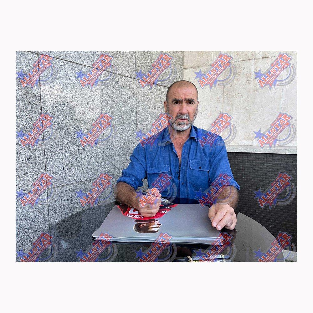 Red - AllStarSignings Ltd - Eric Cantona signed framed Manchester United photo - 2