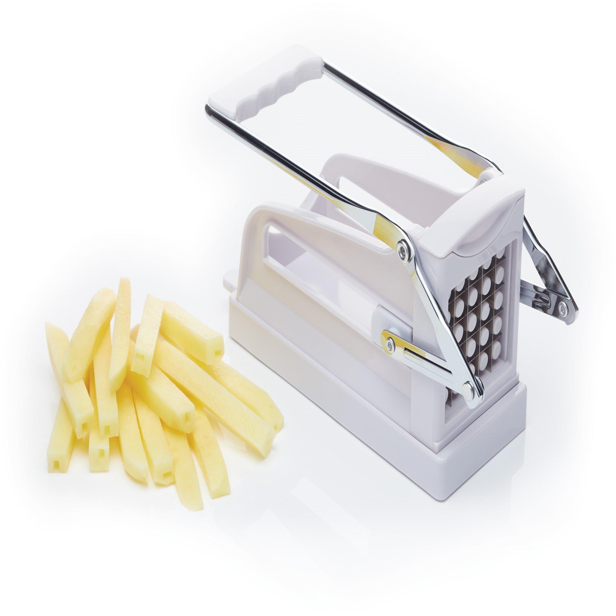 White - KitchenCraft - KitchenCraft Potato Chipper - 1
