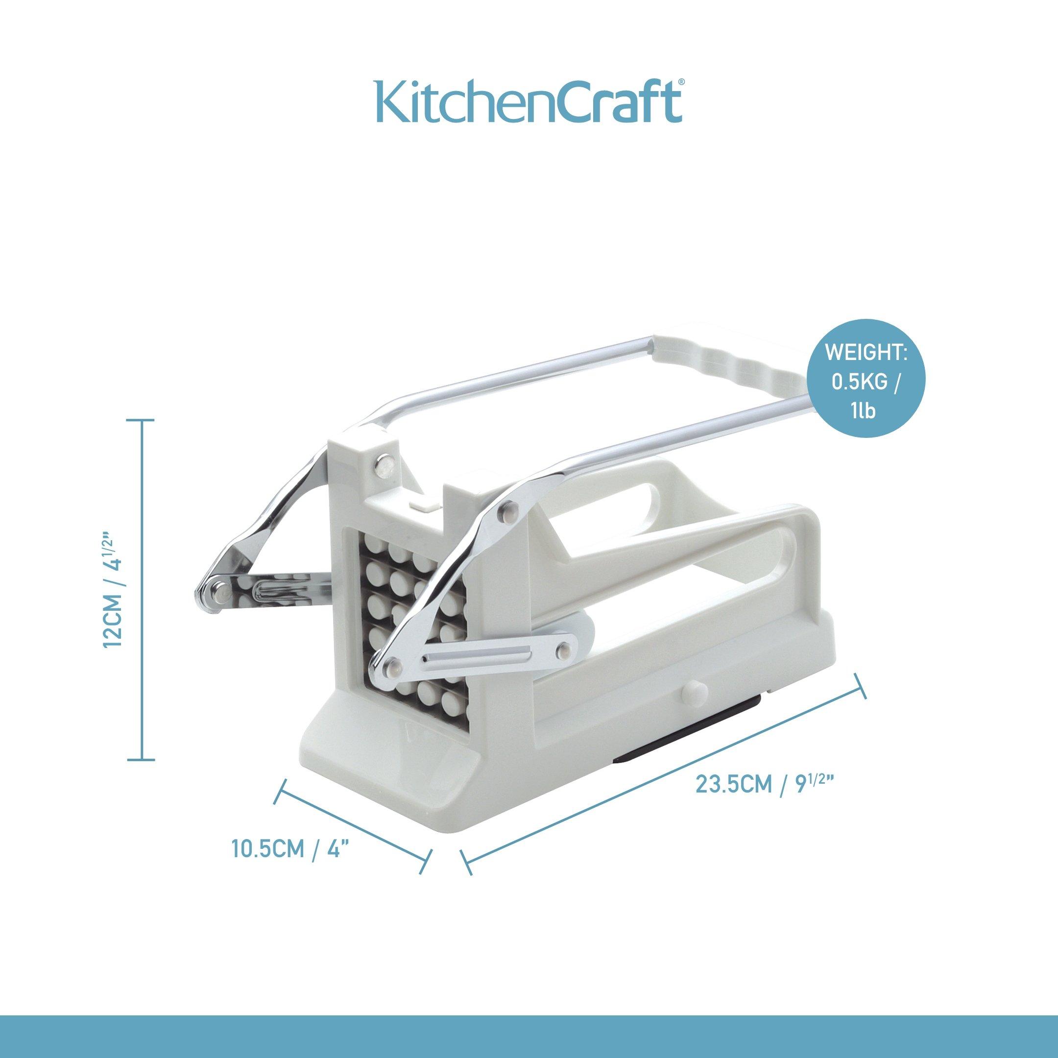 White - KitchenCraft - KitchenCraft Potato Chipper - 6
