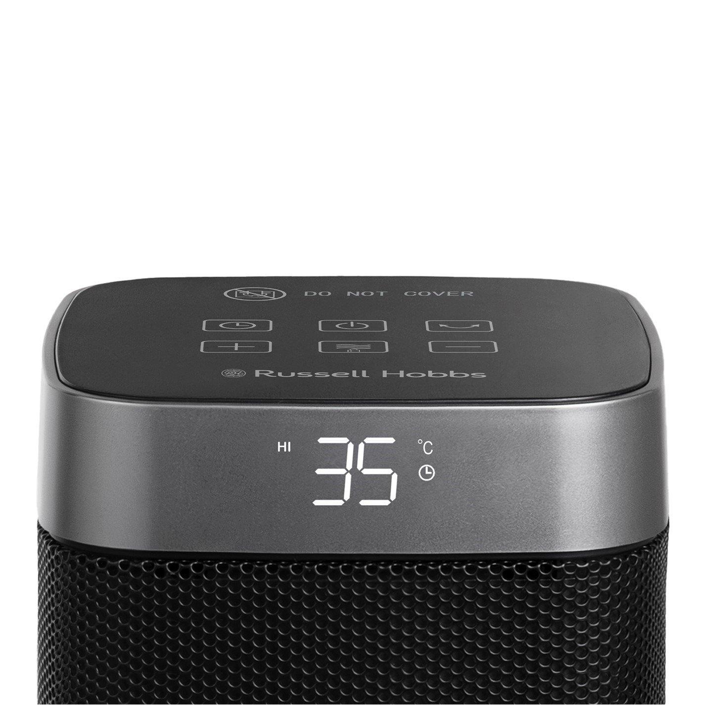 Silver / Black - Russell Hobbs - Russell Hobbs RHCTH2002S Oscillating Heater - 14