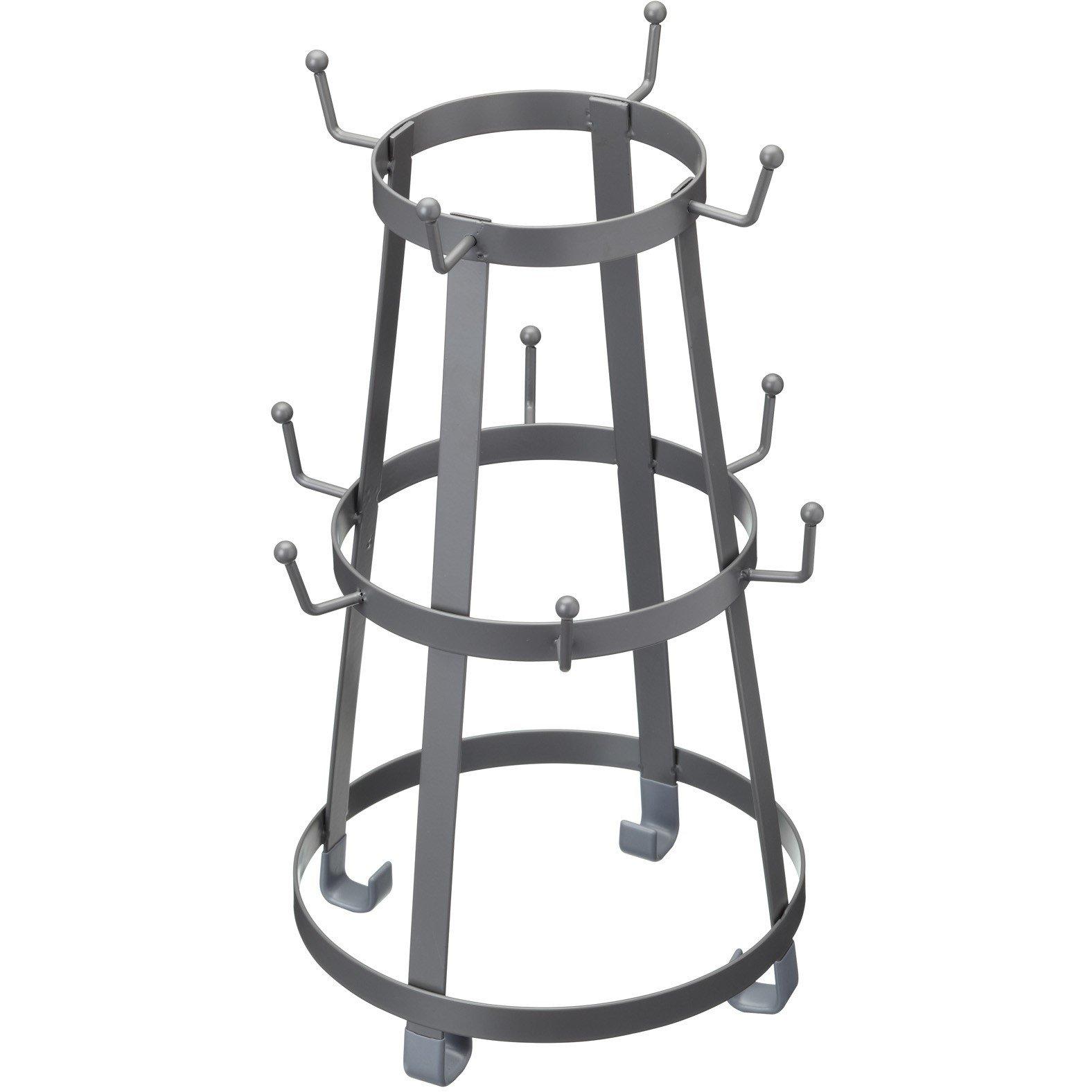 Kitchencraft  Living Nostalgia Wire Mug Tree - Grey - 35x21cm