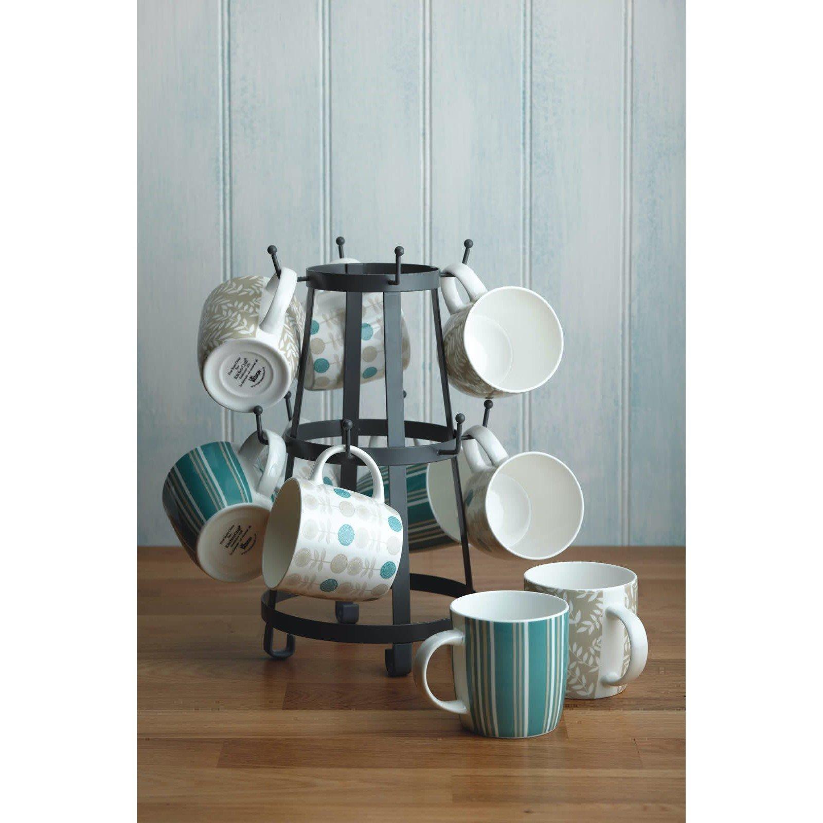 Grey - KitchenCraft - Living Nostalgia Wire Mug Tree - 2