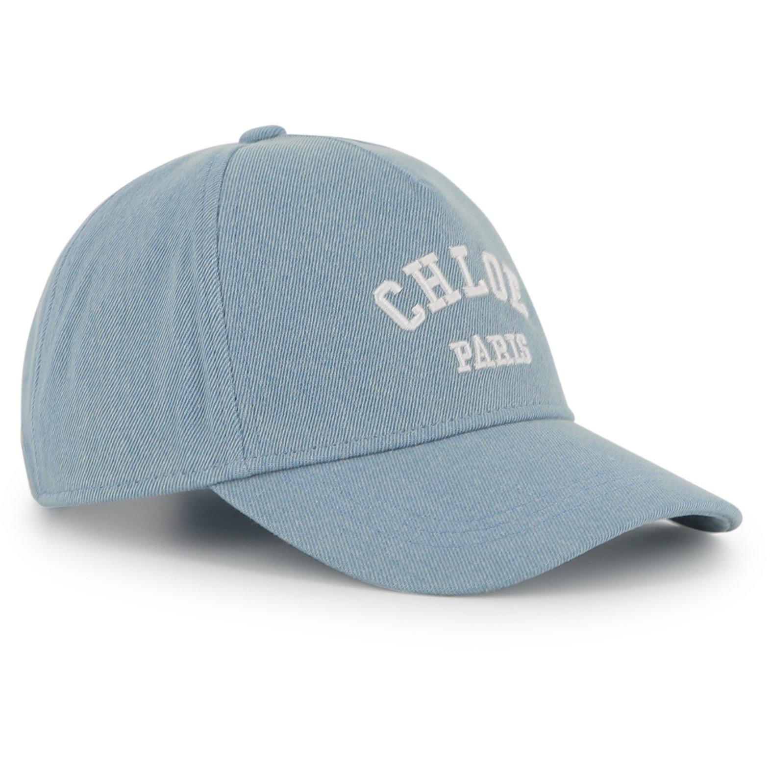 Denim Blue - Chloe - Chloe Logo Cap Jn62 - 1