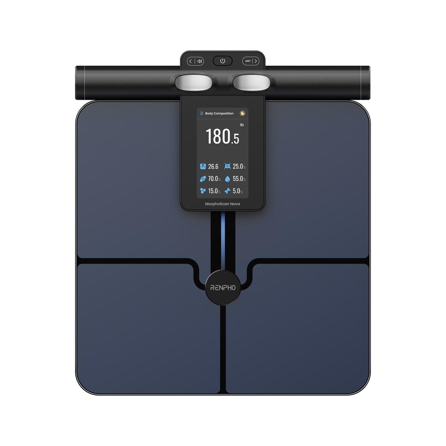 Black - Renpho - MorphoScan Nova Intelligent Smart Body Scale - 1