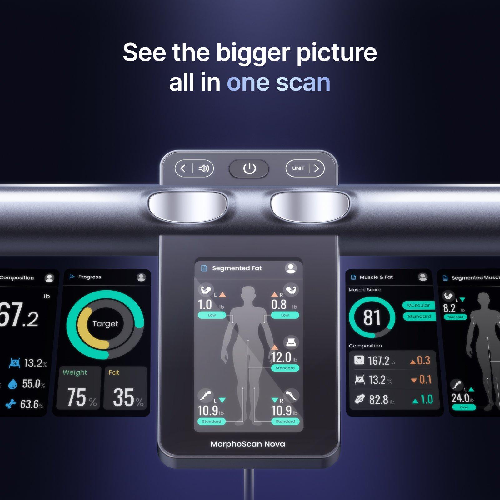 Black - Renpho - MorphoScan Nova Intelligent Smart Body Scale - 5