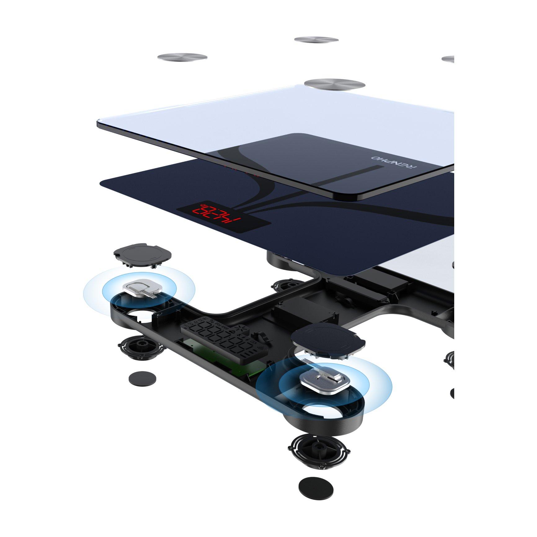 Black - Renpho - Renpho Smart Body Scale A005 - 3