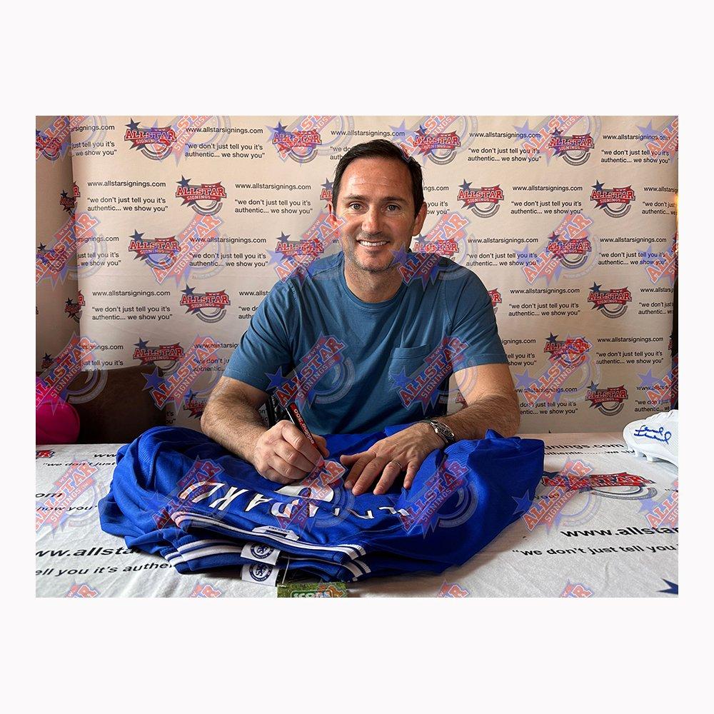 Blue - AllStarSignings Ltd - Frank Lampard signed and framed Chelsea shirt - 2