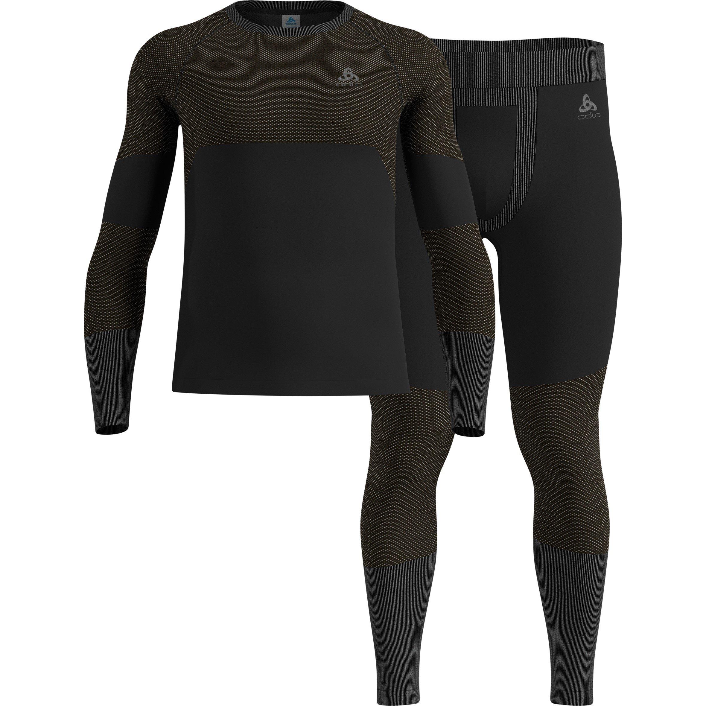 Odlo Men's Performance Baselayer Set - Black - Medium