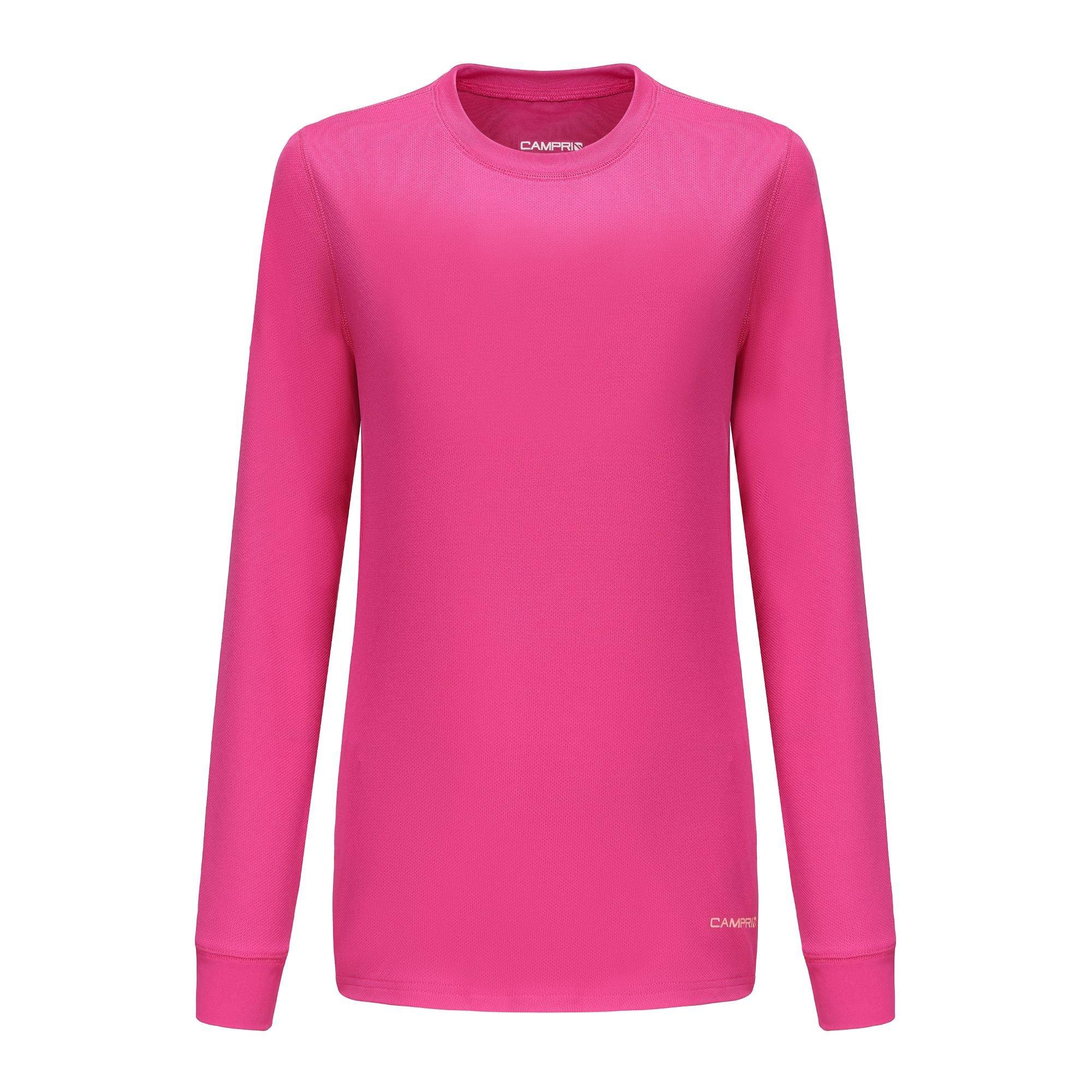Campri  Kids Thermal Baselayer Top Junior - Pink - 9-10 Yrs