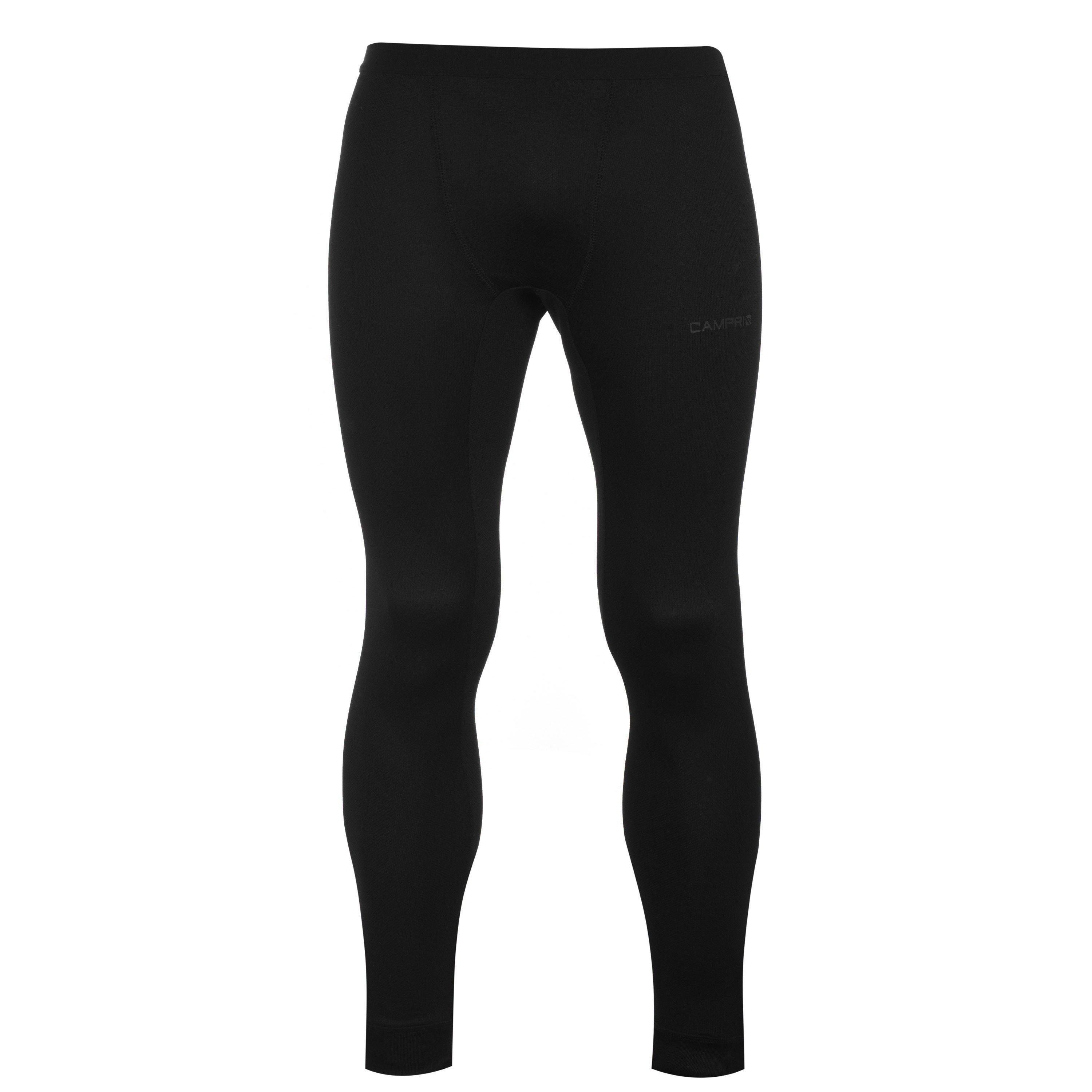 Black - Campri - Thermal Baselayer Pant Mens - 1