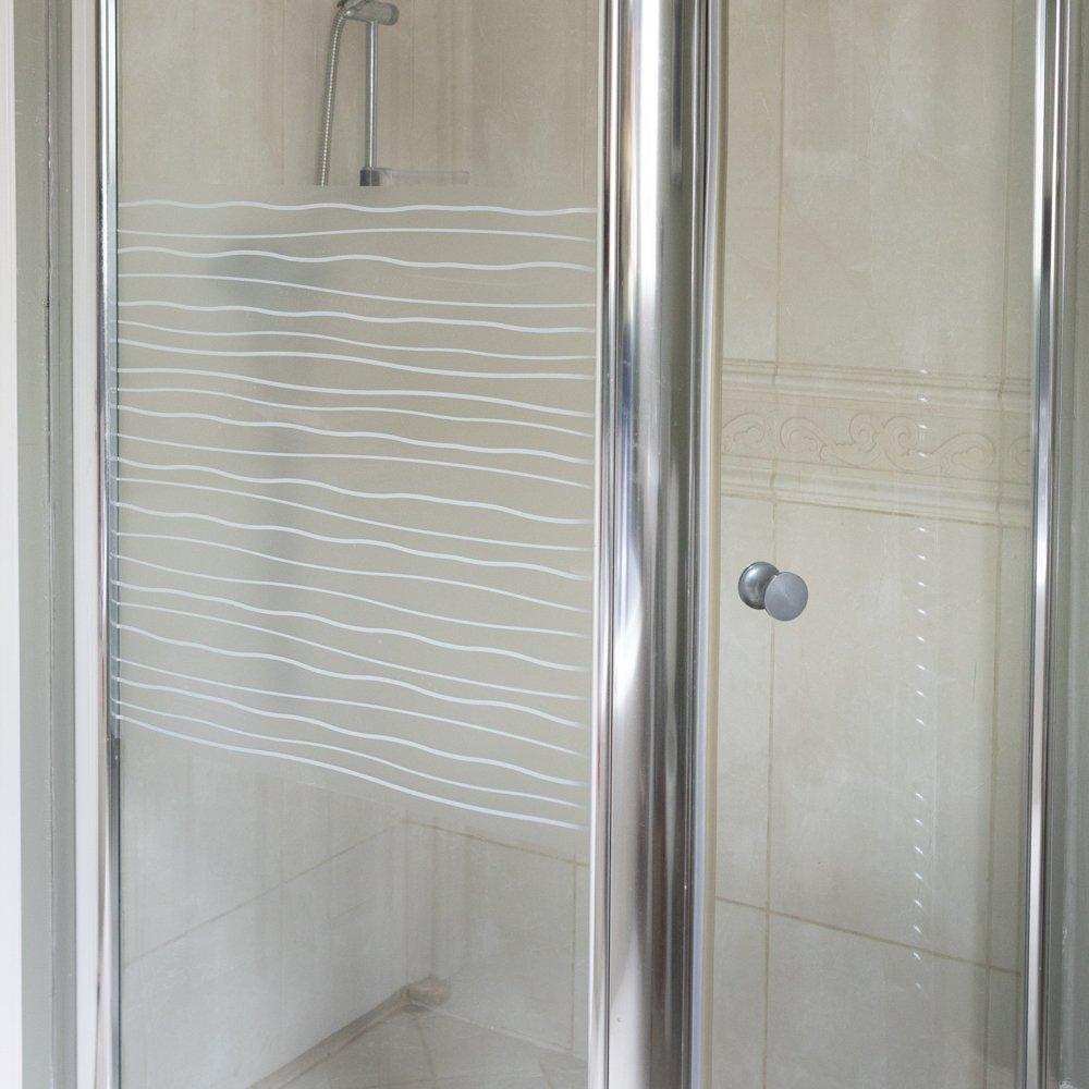 Frost - D C Fix - dc fix Waves Static Cling Window Film - 1