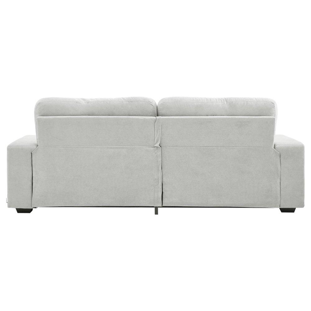 Grey - Kabinet UK - 2-Seater Chenille Upholstered Sofa with Pillows - 6