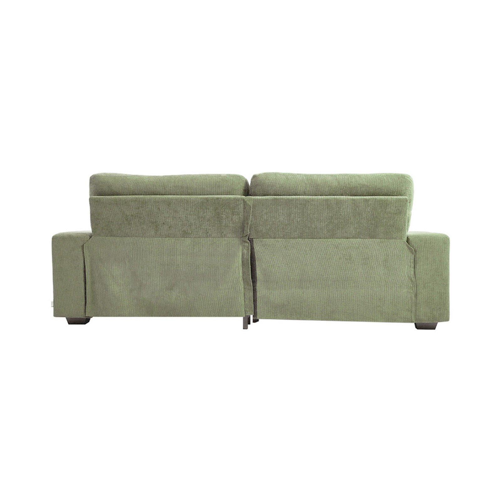 Green - Kabinet UK - 2-Seater Chenille Upholstered Sofa with Pillows - 6