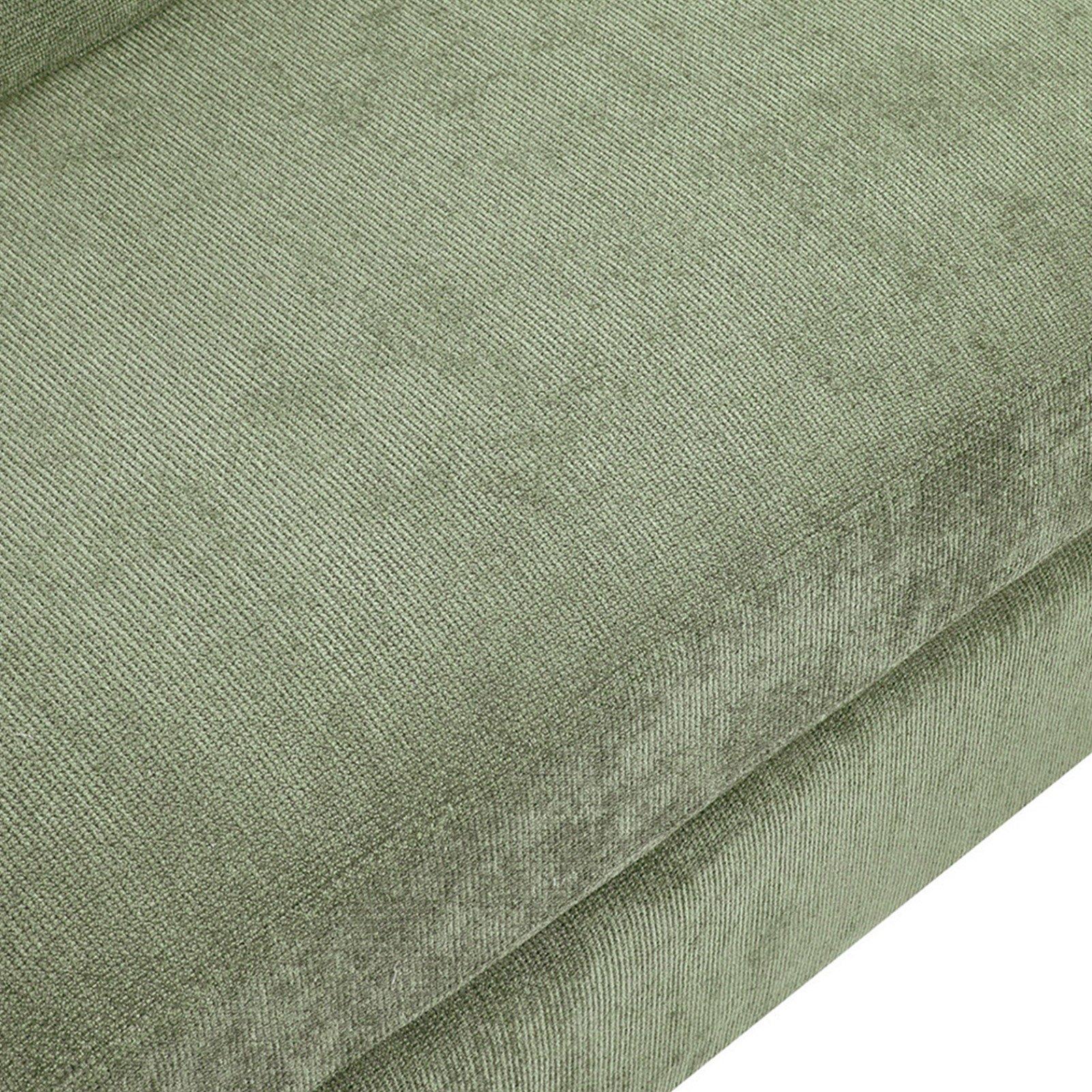 Green - Kabinet UK - 2-Seater Chenille Upholstered Sofa with Pillows - 10