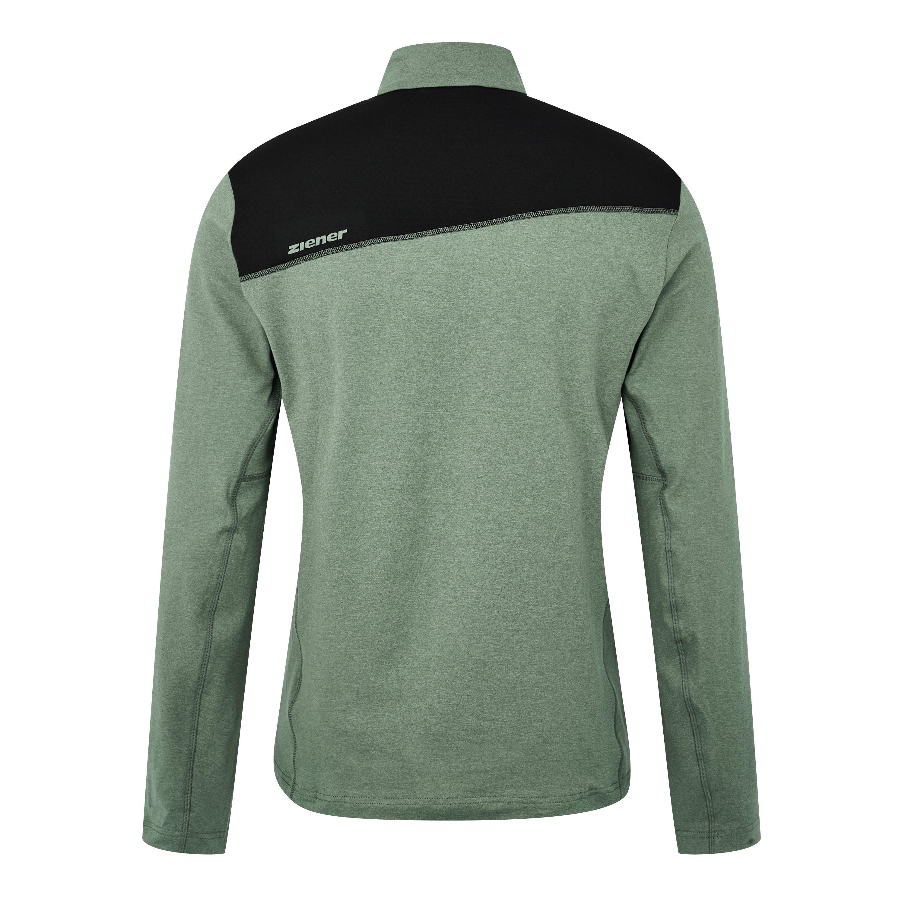 Grün - Ziener - Jonga Half-Zip Fleece - 2