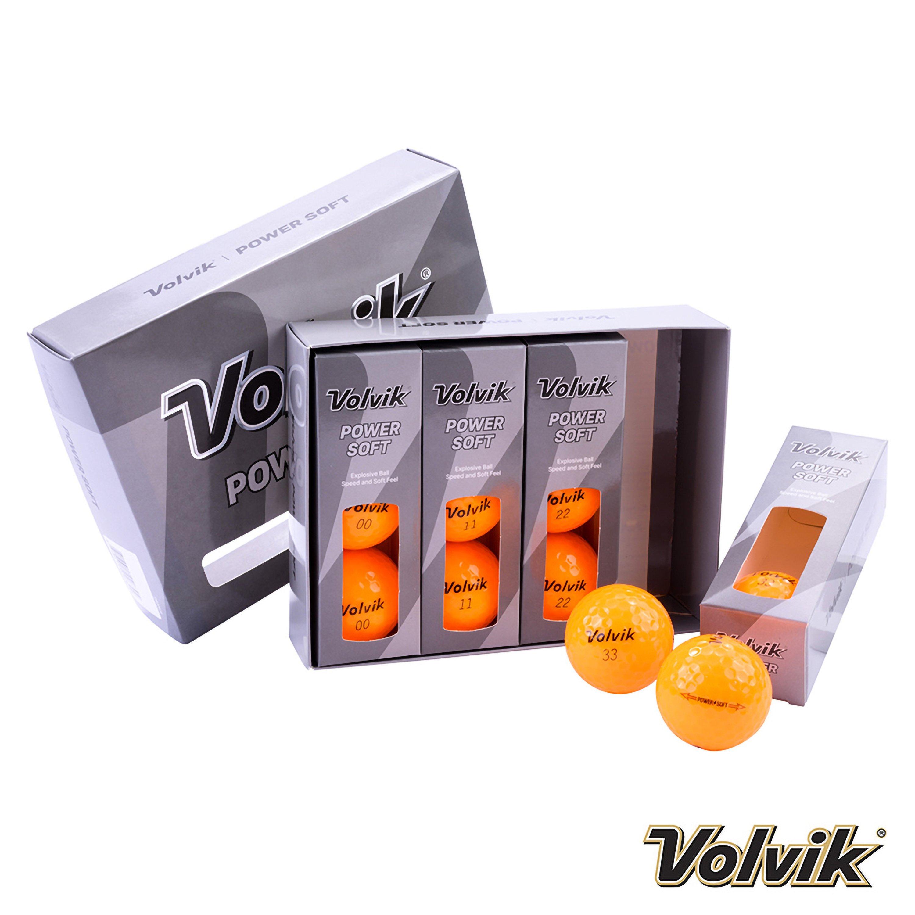Orange - Volvik - New Volvik Powersoft Dozen Golf Balls - 2