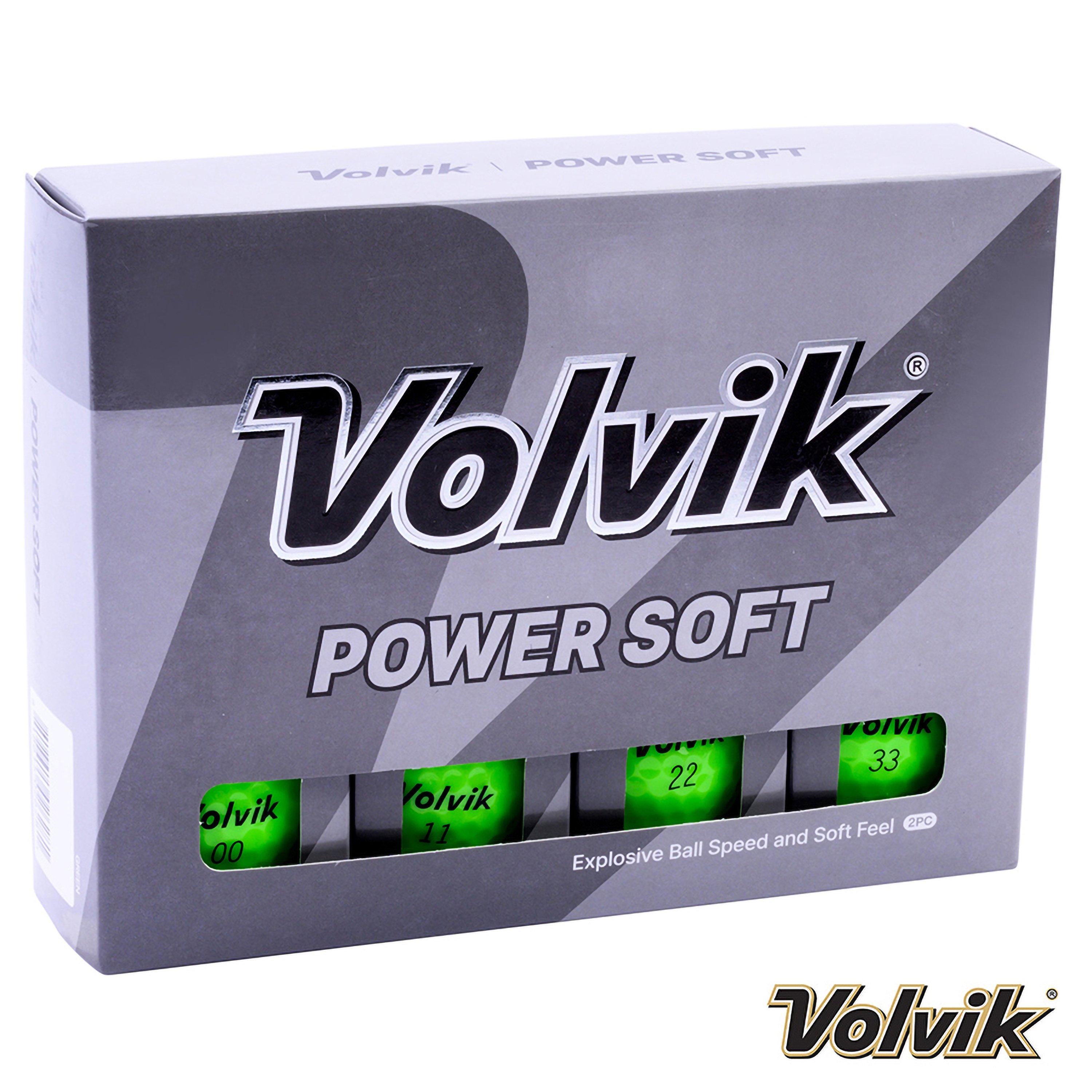 Green - Volvik - New Volvik Powersoft Dozen Golf Balls - 1