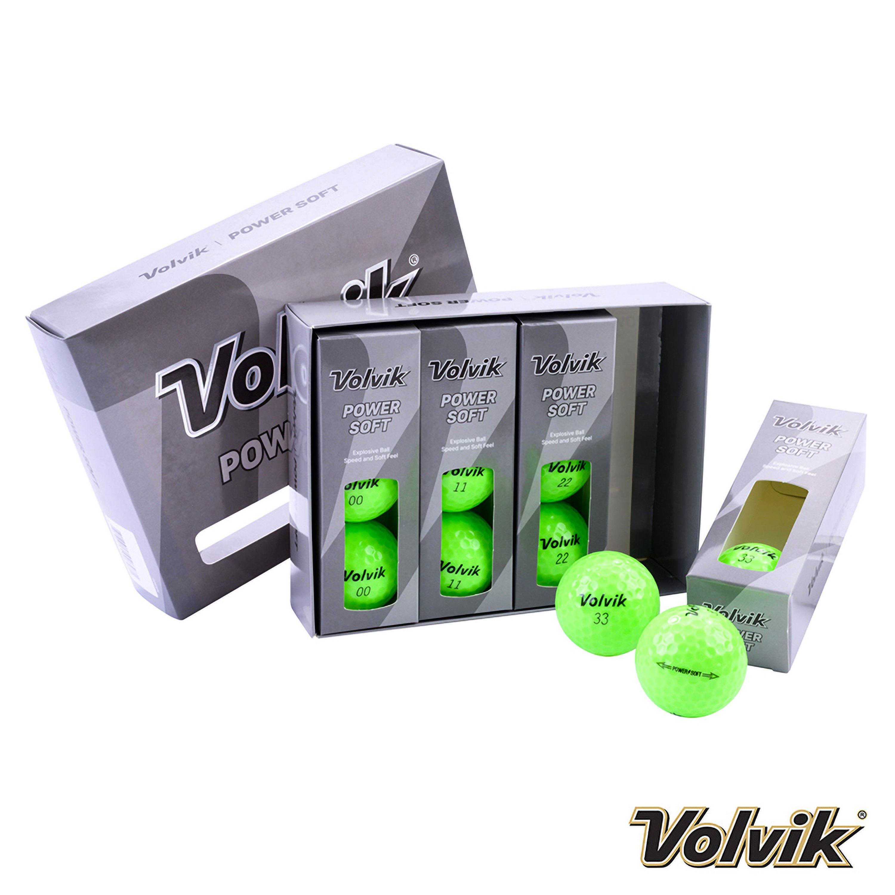 Green - Volvik - New Volvik Powersoft Dozen Golf Balls - 2