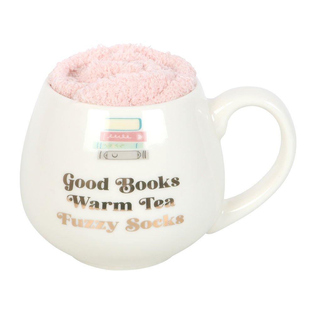 White - Something Different - Good Books Mug and Socks Set - 3