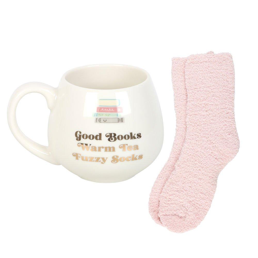 White - Something Different - Good Books Mug and Socks Set - 4