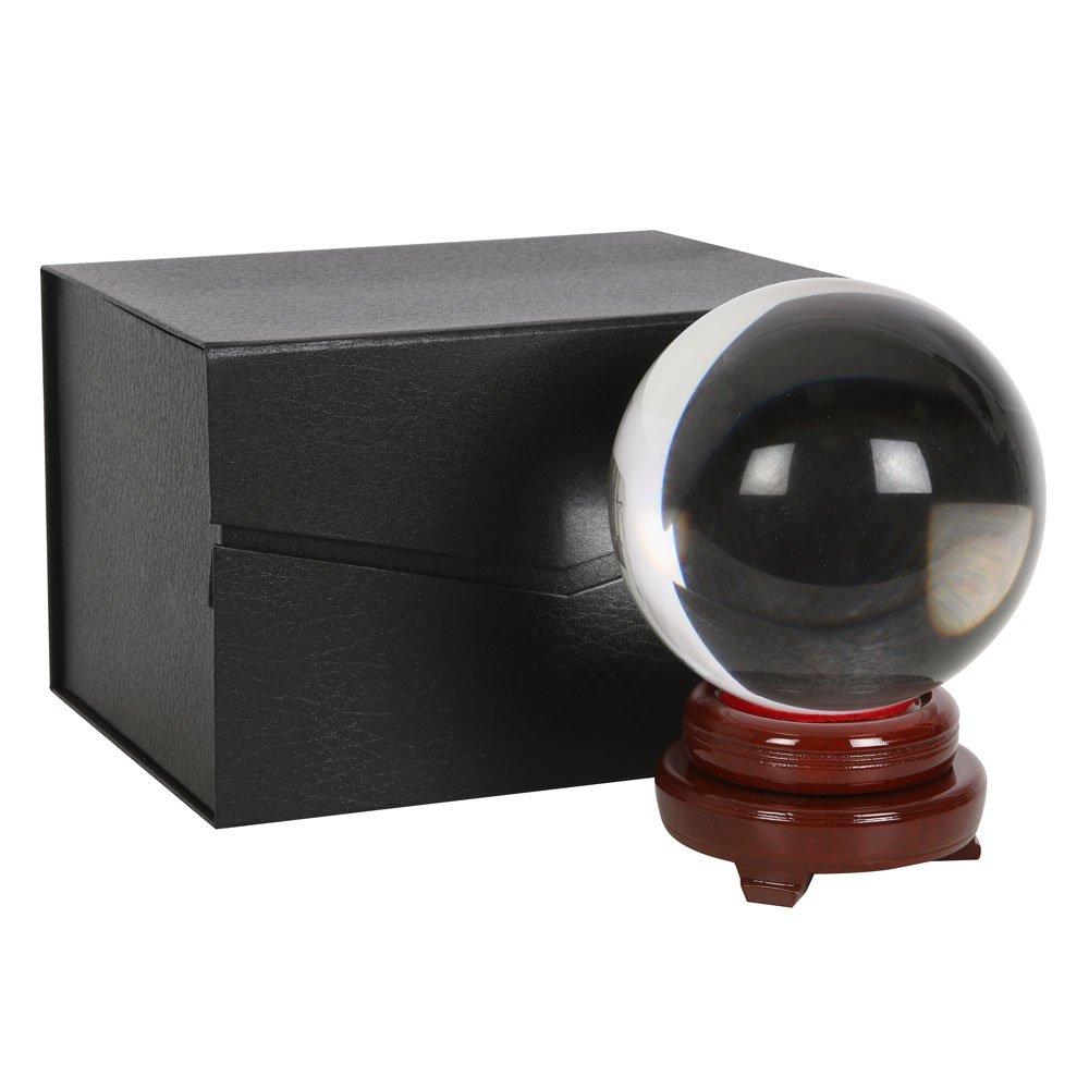 Clear - Something Different - 15cm Crystal Ball with Stand - 1