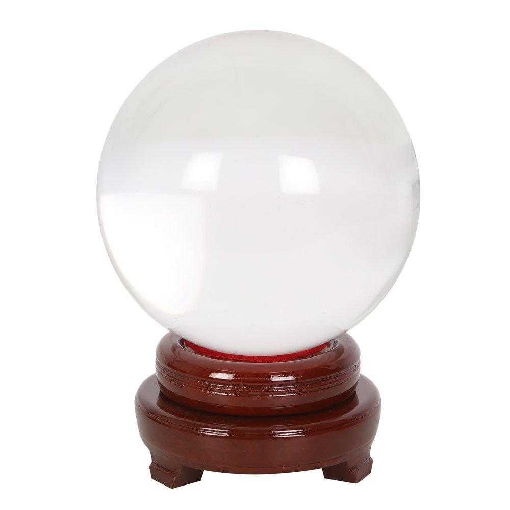 Clear - Something Different - 15cm Crystal Ball with Stand - 2