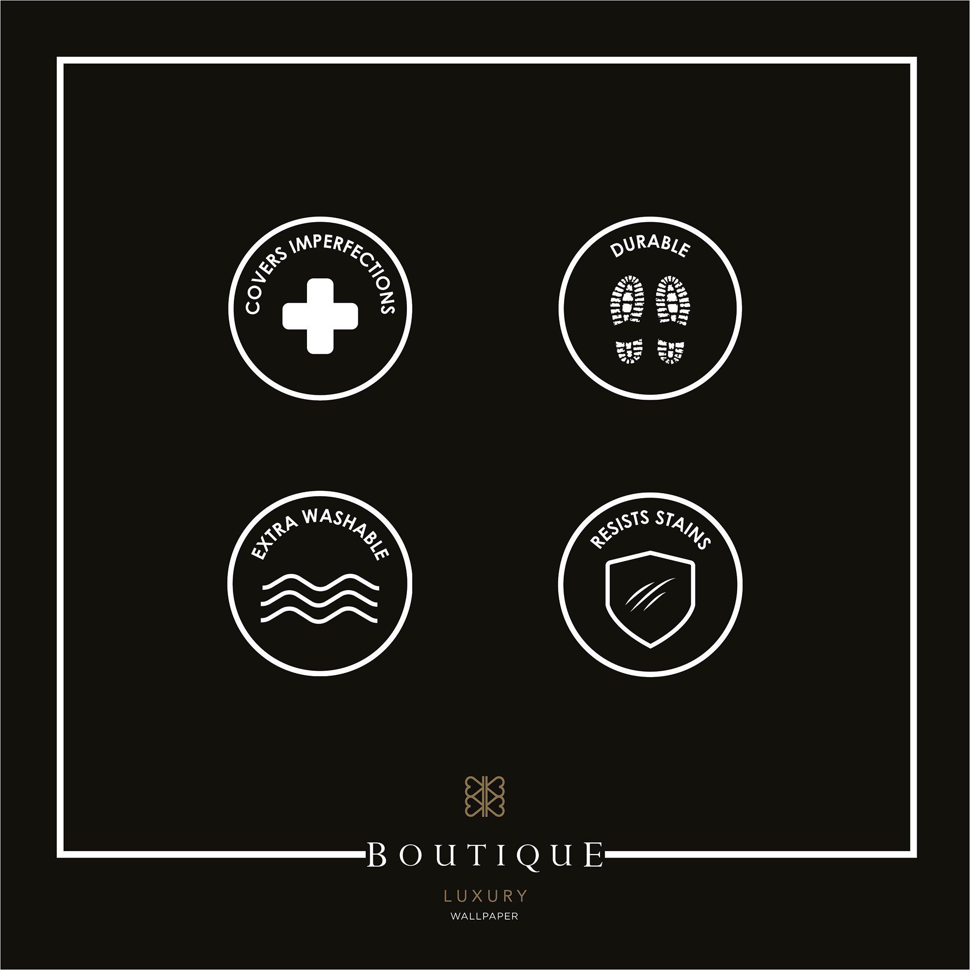 Pebble - Boutique - Entwine Pebble Wallpaper - 7